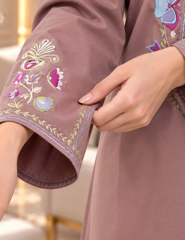 Light Brownish Embroidered Co-Ord Set